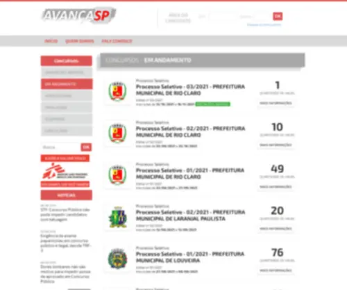 Avancasp.org.br(Avancasp) Screenshot