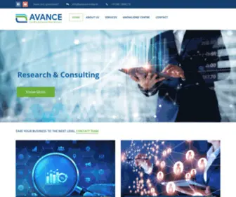 Avance-India.in(Avance Market Research Company India) Screenshot