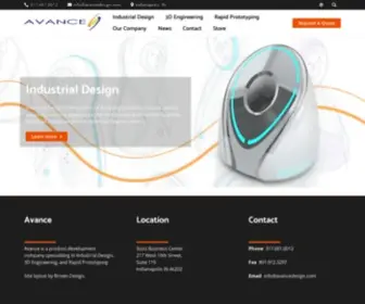 Avancedesign.com(3D Scanning) Screenshot
