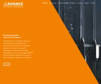Avance.nl(Detachering IT) Screenshot