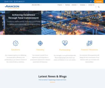 Avanceon.ae(Industrial automation) Screenshot