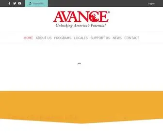 Avance.org(Unlocking America's Potential) Screenshot