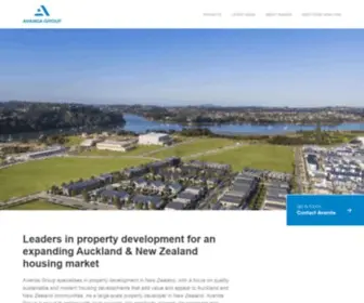 Avanda.co.nz(Property Development NZ) Screenshot