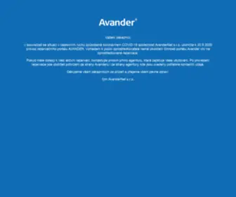Avander.cz(Soukromé ubytování v Evropě) Screenshot