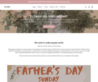 Avane.com.au(Avane is Hobart's Best Florist) Screenshot