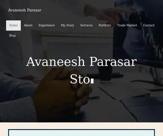 Avaneeshparasar.com(Avaneesh Parasar) Screenshot