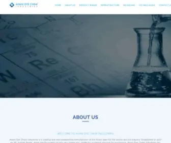 Avanidyechem.com(Avani Dye Chem Industries) Screenshot