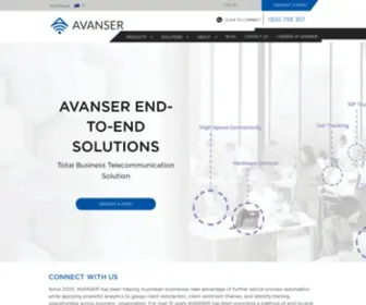 Avanser.com(Home) Screenshot