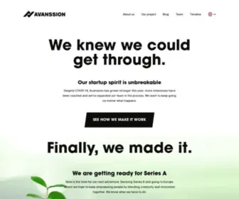 Avanssion.com(Despite the unprecedented crisis) Screenshot