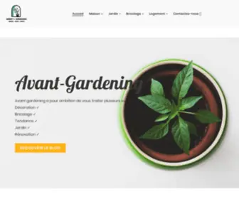 Avant-Gardening.com(Le Blog 100% Déco Maison & Jardin) Screenshot