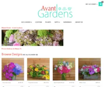 Avant-Gardens.com(Miami Florist) Screenshot