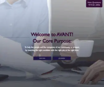 Avant.jobs(RDU Executive Recruiting) Screenshot