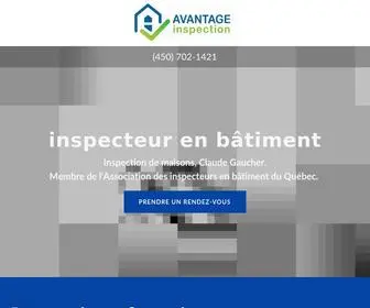 Avantageinspection.com(Inspecteur en Bâtiment) Screenshot