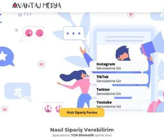 AvantajMedya.com(Sosyal Medya Hizmetleri) Screenshot