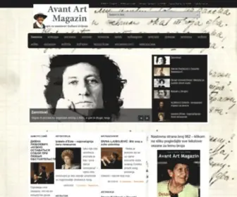 Avantartmagazin.com(Avant Art Magazin) Screenshot