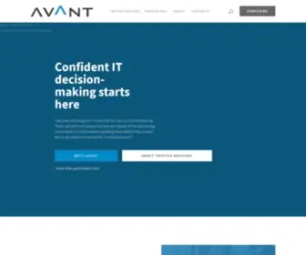 Avantcommunications.net(An IT decision) Screenshot