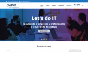 Avante.es(Especialistas en formación tecnológica para profesionales) Screenshot