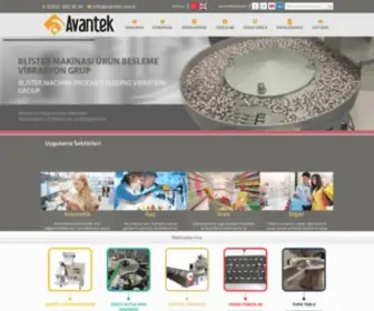 Avantek.com.tr(Avantek Paketleme Sanayi) Screenshot
