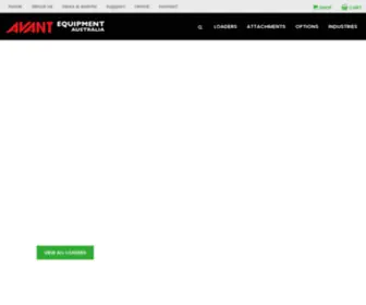 Avantequipment.com.au Screenshot