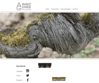 Avantgarde-WS.com(Avant-Garde Wine & Spirits) Screenshot