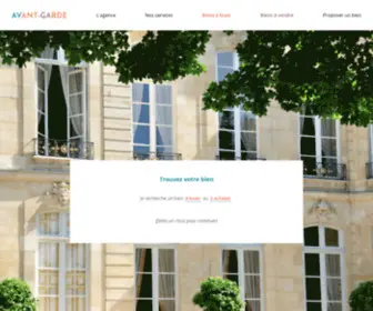 Avantgardeimmobilier.com(Location longue durée) Screenshot