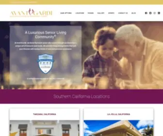 Avantgardeseniorliving.com(AvantGarde Senior Living) Screenshot