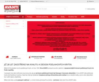 Avanti-Koberce.cz(široká) Screenshot