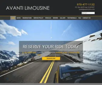 Avanti-Limo.com(Avanti Limo Inc) Screenshot