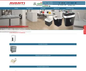 Avanti-LTD.com(Avanti Business Machines Limited) Screenshot