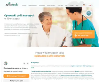 Avanti-Medic.eu(Opiekunki osób starszych w Niemczech) Screenshot