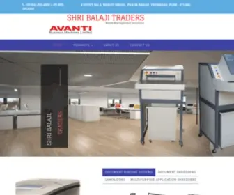 Avanti-SBT.com(SHRI BALAJI TRADERS(The Leading Waste Management Solution Provider Company)) Screenshot