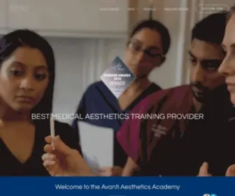 Avantiaestheticsacademy.co.uk(Medical Aesthetics Training) Screenshot