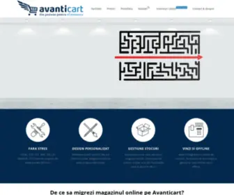 Avanticart.ro(Creare magazin online) Screenshot