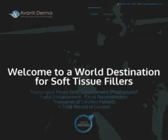Avantiderma.com(ADVANCED DERMATOLOGY) Screenshot