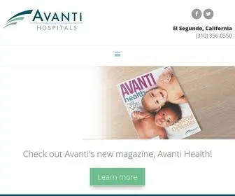 Avantihospitals.com(Pipeline Health) Screenshot