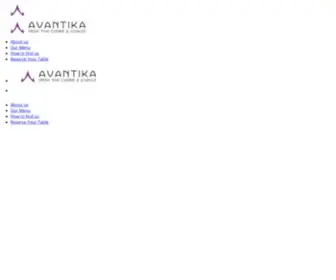 AvantikasXM.com(Thai Restaurant) Screenshot