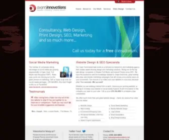 Avantinnovations.com(Cape Coral Website Design & Fort Myers Website Design Company) Screenshot