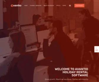 Avantio.co.uk(Holiday Rental Software) Screenshot