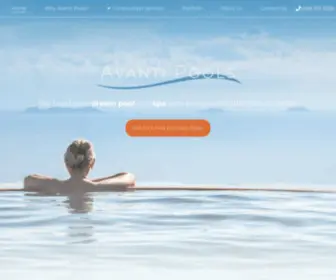 Avantipool.com(The Best Pool Contractors) Screenshot