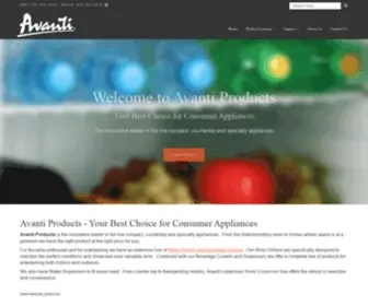 Avantiproducts.com(Avanti Products) Screenshot