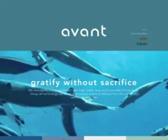Avantmeats.com(Avant Meats) Screenshot