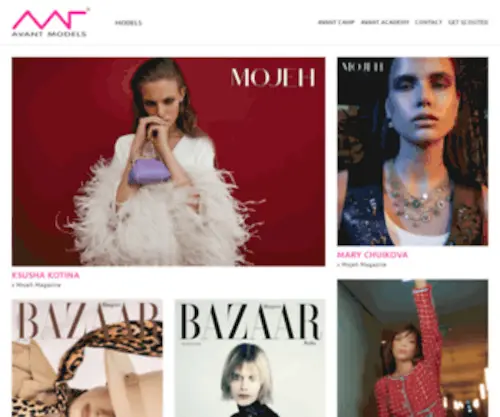 Avantmodels.ru(Avant Models) Screenshot