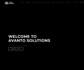 Avantosolutions.com(Avanto Solutions) Screenshot