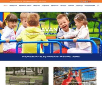 Avantserveis.com(Parques Infantiles y Mobiliario Urbano) Screenshot