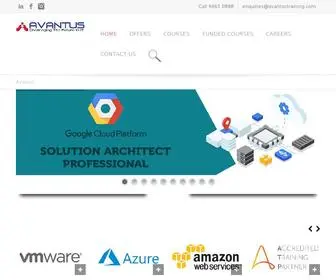 Avantustraining.com(Avantus Training) Screenshot