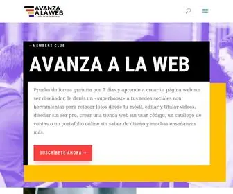 Avanzaalaweb.com(Avanza a la Web) Screenshot