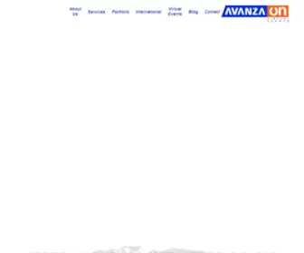 Avanzaevents.com(Design and assembly of stands for fairs) Screenshot