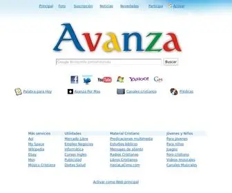 Avanzapormas.net(Buscador Cristiano con Filtro) Screenshot