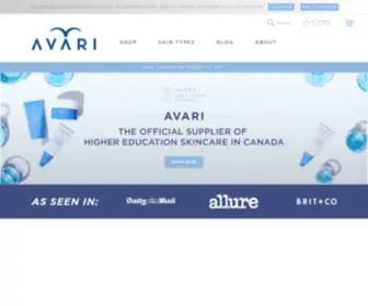 Avari-Highereducationskincare.com(Avari Higher Education Skincare) Screenshot