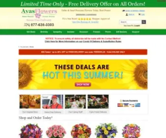 Avasflowers.net(Flower Delivery Services) Screenshot